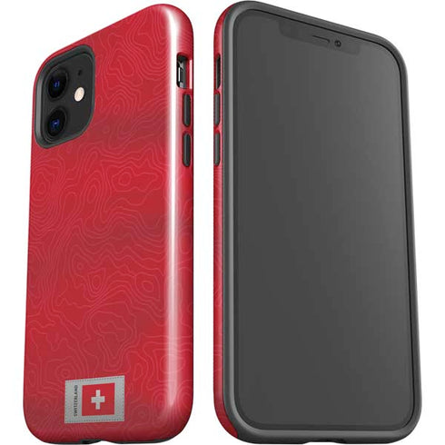 Switzerland Soccer Flag iPhone 12 Impact Case